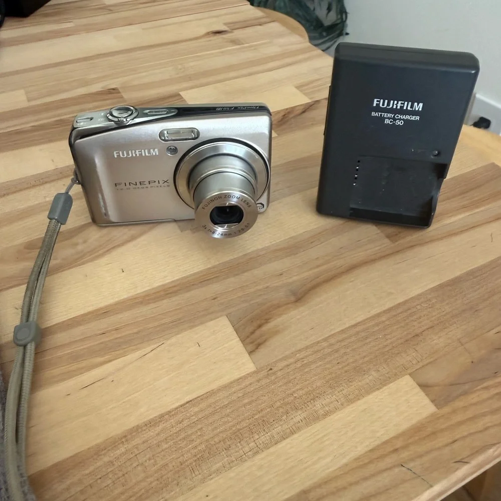 Fujifilm FinePix F50fd Silver Digital Camera